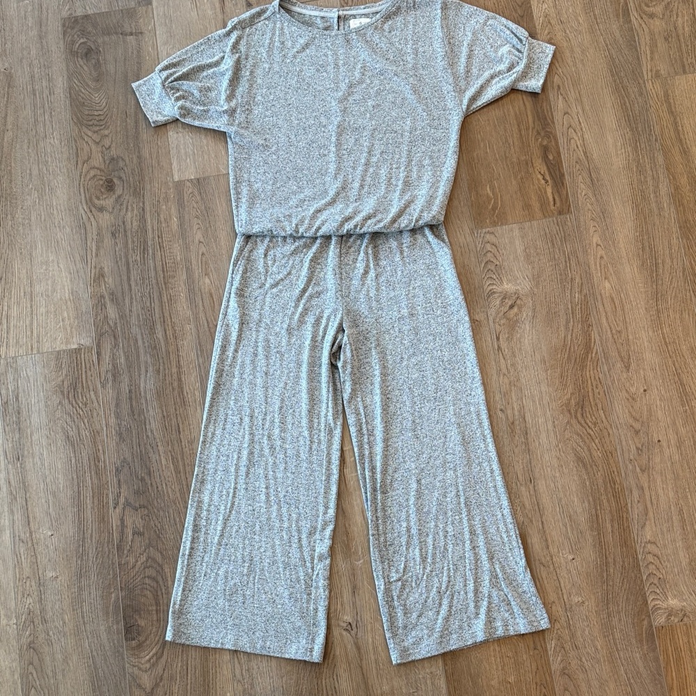 Lou & Grey Heathered Knit Jumpsuit